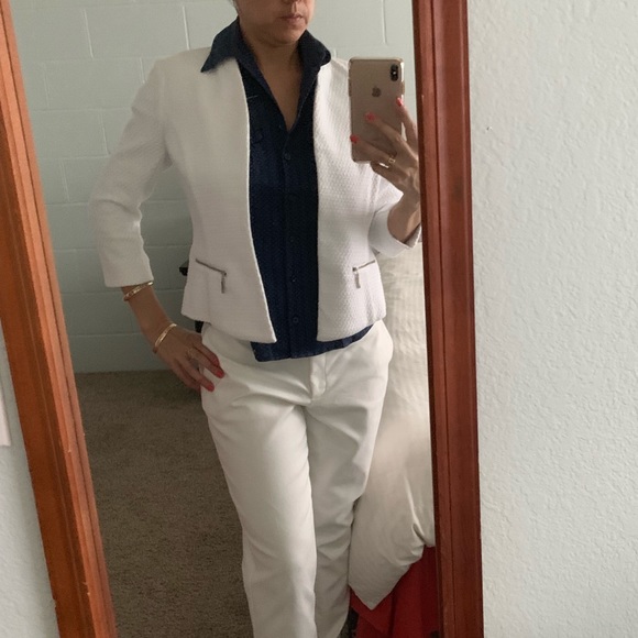 💄Host pick💄White textured suit jacket- Alfani - Picture 7 of 8